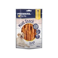 PREMIERE Poslastica za pse Meat Snack Strips, piletina 250 g