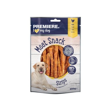 PREMIERE Poslastica za pse Meat Snack Strips, piletina 250 g