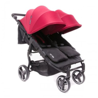 BABY MONSTERS Kolica za blizance EasyTwin3S bordeaux (tamno crvena)