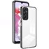 Maskica Hybrid sa zaštitom za kameru za Samsung Galaxy M34 5G Fusion, prozirna/crna