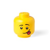 LEGO® Kutija za pohranu u obliku glave Silly ø 16,3 cm, žuta