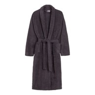 HIP Antracitno sivi pamučan kućni ogrtač XL/XXL Terry