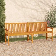 Vrtna klupa, 219 x 55.5 x 90 cm, od masivnog bagremovog drva