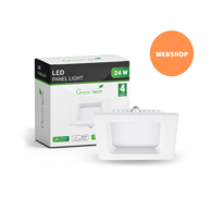 GREEN TECH LED panel 24 W ugradni kvadratni 3000 K