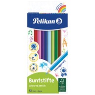 PELIKAN Drvene boje 724005, 12 boja, blister pakiranje