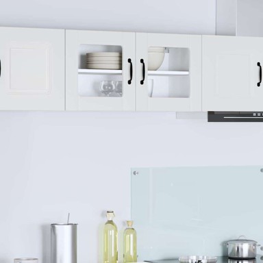 Zidni kuhinjski ormarić 80 x 31 x 40 cm, visoki sjaj bijeli