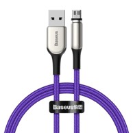 BASEUS USB kabel Zinc magnetski USB / Micro USB 2A 1m, ljubičasta
