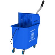 HOMESTAR Kolica za čišćenje, s separatorom, 20 L, 60 x 27 x 705 cm, plava
