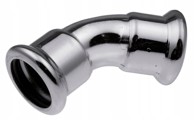 KAN Koljeno stezno 28 mm 45° ST za čelik Steel Press