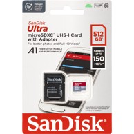 SANDISK Memorijska kartica Ultra microSDXC A1 512GB 120MB/s s adapterom SDSQUAC-512G-GN6MA
