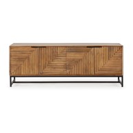 MARCKERIC TV komoda od masivnog manga u prirodnoj boji 160x58 cm Nereida 