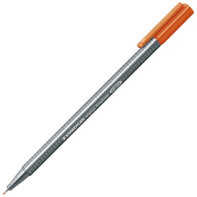 STAEDTLER Flomaster 334-4, Triplus Fineliner, 0,3 mm, narančasti