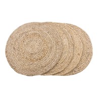 HOUSE NORDIC Podmetač 4 kom od jute ø 38 cm Bombay