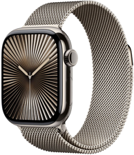 APPLE Watch Series 10 GPS + Cellular 46 mm Natural TC, prirodna Milanese narukvica Loop S/M
