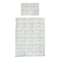 ROBA Dječja posteljina Woodland Buddies 100x135 cm, svijetlo zelena