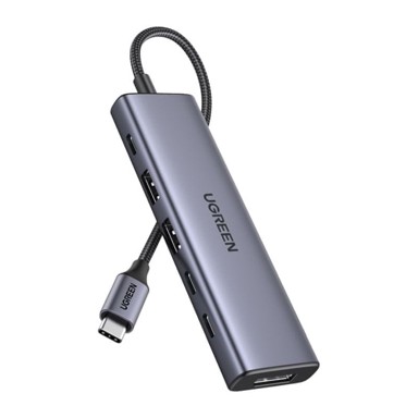 UGREEN 6-portni USB-C hub s DisplayPort 4K i PD100W
