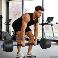 Set bućica 2-u-1 40 kg, crni/plavi