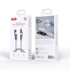XO Kabel NB275, USB + USB-C na Lightning + USB-C, 60 W, 1 m, crna