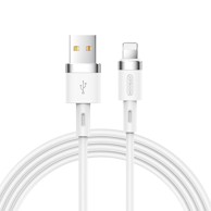 JOYROOM Kabel Lightning silikon S-1224N2, 1.2m, bijeli