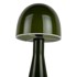 LEITMOTIV Tamno zelena stolna lampa sa staklenim sjenilom (visina 45 cm) Bombin 