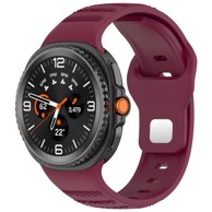 BSTRAP Silicone Dotline remen za Samsung Galaxy Watch 8, wine red