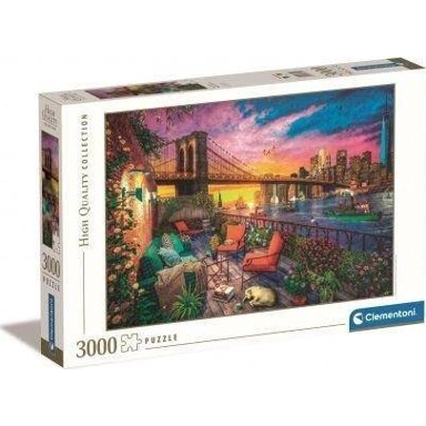 CLEMENTONI Slagalica Manhattan Balcony Sunset, grad, 3000 komada