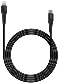 CANYON Kabel MFI-4 tip C na Lightning, 1,2 m, crni