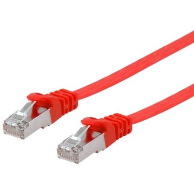 EQUIP Patch kabel Cat 6A U/FTP, 5 m, crveni, plosnati, LSZH