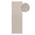 ELLE DECORATION Siva/krem periva staza 80x240 cm Rocco Dark Cream 