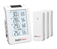 BALDRTHERM B0598 Termohigrometar s 3 kanala i automatskim pozadinskim osvjetljenjem