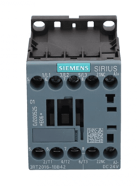 SIEMENS Kontaktor napajanja 9 A 3P 24 V DC 0Z 1R S00 3RT2016-1BB42