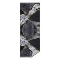 MILA HOME Crni tepih staza 80x200 cm 