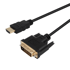 CABLETECH Hdmi - dvi kabel 24+1 2 m