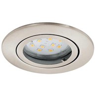 EGLO Ugradbena LED rasvjeta, GU10, 5 W, prom 80, 3000K, nikl mat