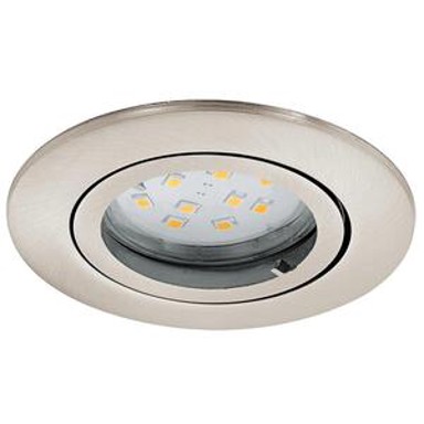 EGLO Ugradbena LED rasvjeta, GU10, 5 W, prom 80, 3000K, nikl mat
