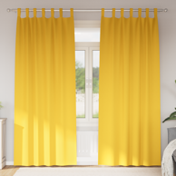 Zavjese za zatamnjivanje 260x140 cm 2kom, žute 