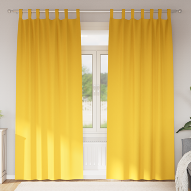 Zavjese za zatamnjivanje 260x140 cm 2kom, žute