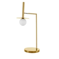 NOVA LUCE Stolna lampa Pielo, G9, IP20, mesing zlatna