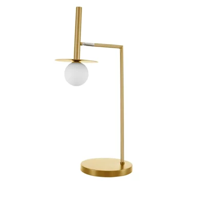 NOVA LUCE Stolna lampa Pielo, G9, IP20, mesing zlatna