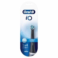 ORAL-B Zamjenske glave četkice za zube iO Ultimate Clean 4ct, crna