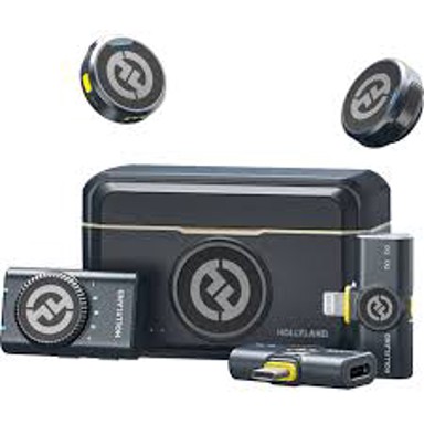 HOLLYLAND Mikrofon, Lark M2 Combo, crni