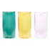 HÜBSCH Set od 3 vaze staklene ručno izrađene, visina 19 cm Popsicle