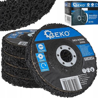 GEKO Clean&Strip brusni disk G00385A, za metal, 125 x 22,2 mm