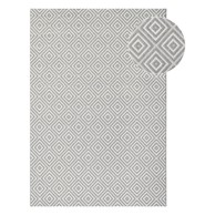 NORTHRUGS Vanjski tepih Karo 160x230 cm, sivi