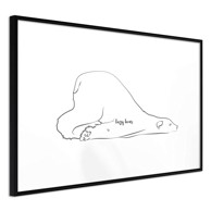 Poster Resting Polar Bear 90x60