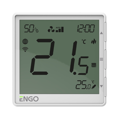 ENGO Regulator za fan coil EFAN-230W, Wi-Fi, 230V
