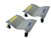 GEKO Kolica za prijevoz vozila čelična 2x 680 kg s kočnicama