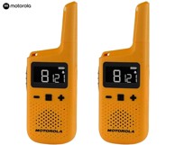 MOTOROLA Walkie Talkie set T72 GO PMR, VOX, IP54 + dodaci, žuta