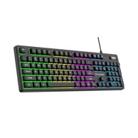 WOZINSKY Membranska gamerska tipkovnica WKG-200 s rainbow kotačićem, crna