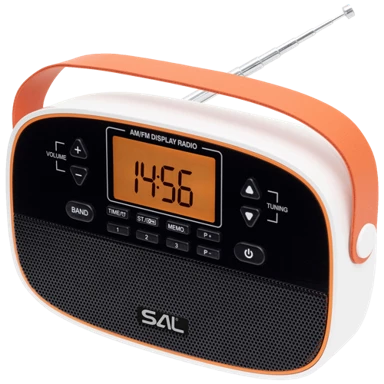 SAL Radio prijemnik RPR4LCD, AM / FM, alarm, LCD zaslon